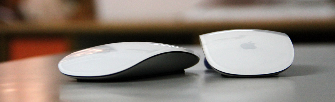Two computer mice